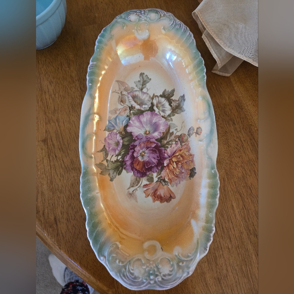 Vintage oblong dish